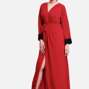 1 Piece Long Satin Gown