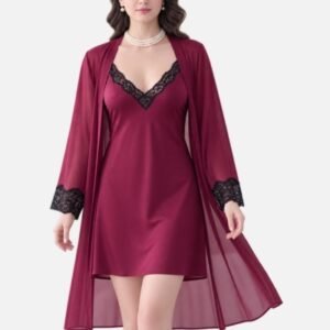 Soft Silk Short Nighty